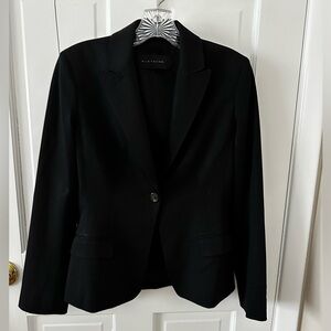 ELIE TAHARI WOMENS BLACK BLAZER